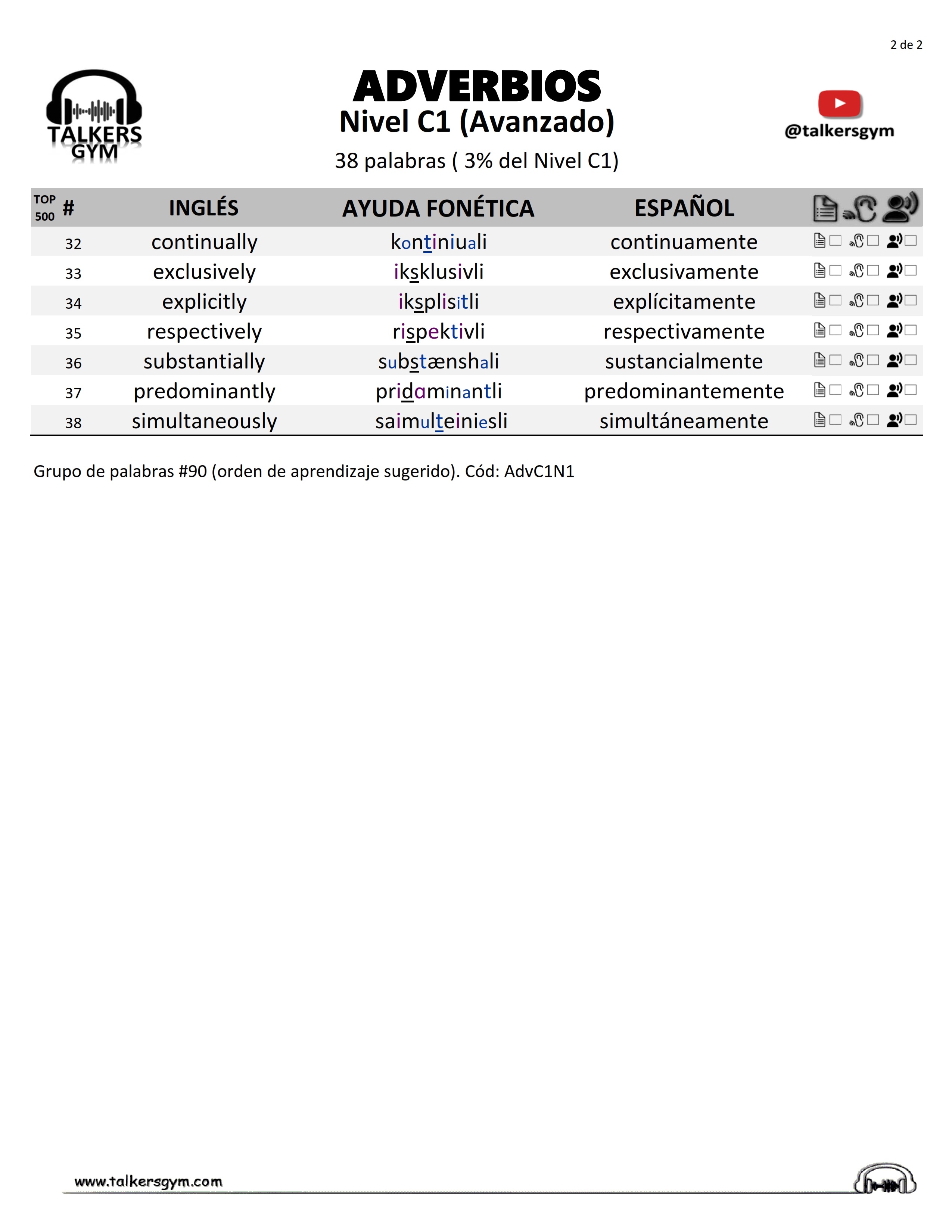 Nivel Avanzado C1